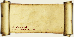 Jovana Vesić vizit kartica